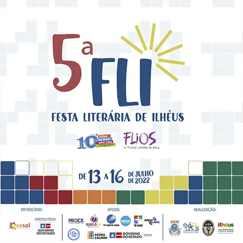 Cartaz oficial da FLI 2022